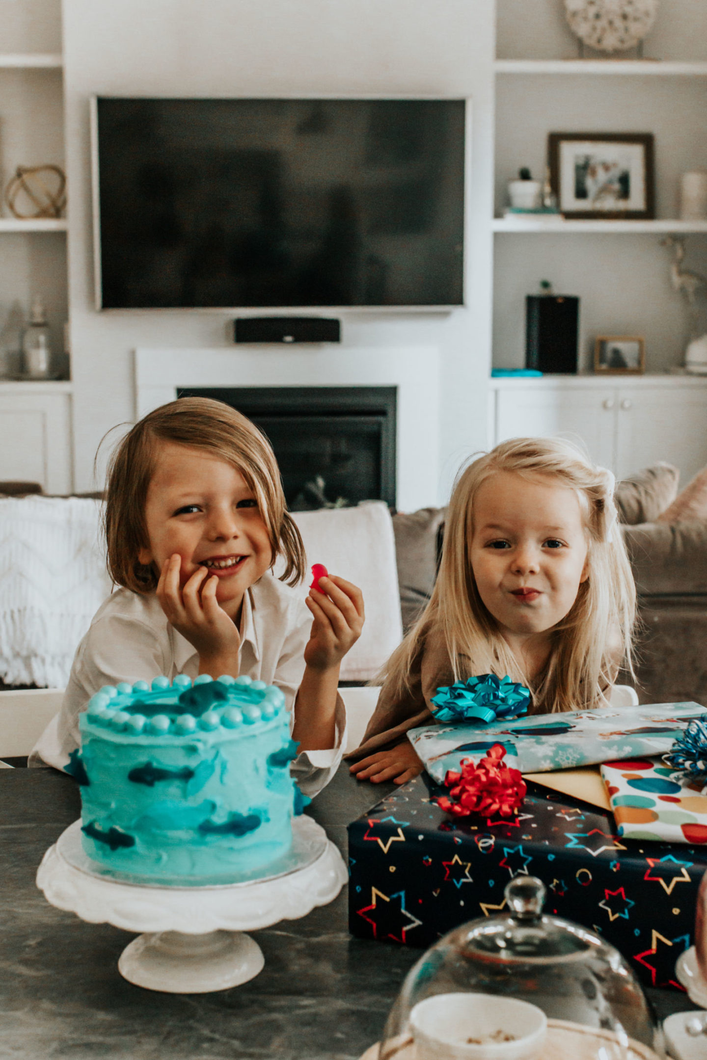 Homemade Confetti Cake