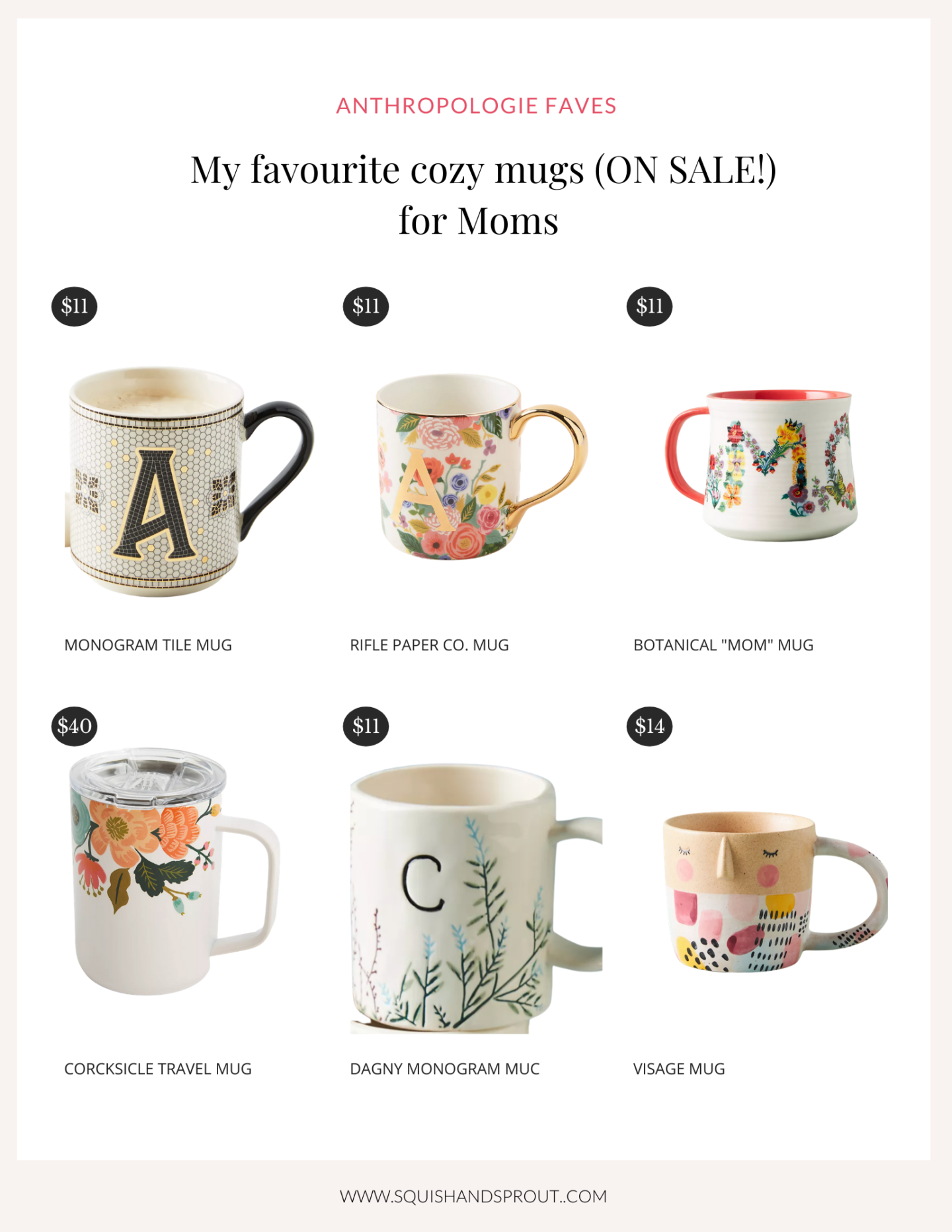 Mother’s Day Mugs from Anthropologie