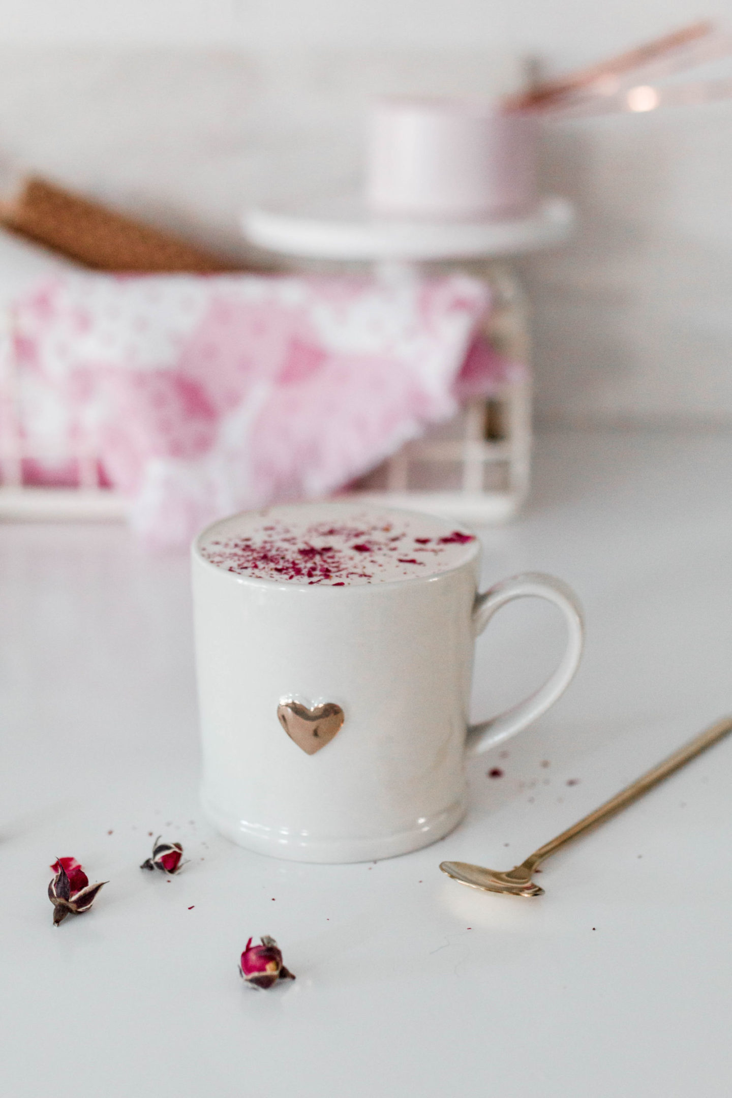 Blossoming Rose Tea Latte
